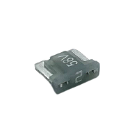 Hansor ASM M02 Platte minizekering 2 A Grijs 1 stuk(s)