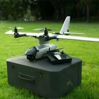HaoHan FireFly VTOL Vertical Takeoff and Landing Modular en Multi Mount FPV Patrouille Drone Vaste Wing FPV UAV Dron RC