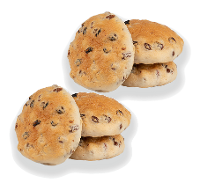 Happy Bakers Glutenvrije Rozijnenbollen Multiverpakking