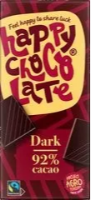 Happy Chocolate Dark 92% Cacao