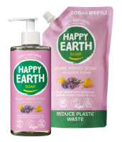 Happy Earth Lavender Ylang Handzeep + Refill Combi Pack