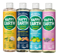 Happy Earth Natural Shower Gel Combi Pack