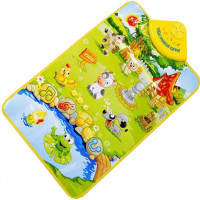 Happy Farm Musical Play Singing Gym Carpet Mat