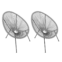 Happy Garden Leunstoel ACAPULCO   Grijs   PVC