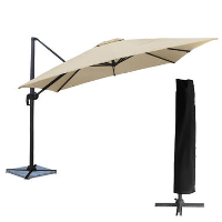 Happy Garden Parasol MOLOKAI   Beige   Aluminium