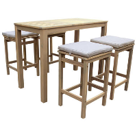 Happy Garden Staand eten ARUBA   Beige   Acacia