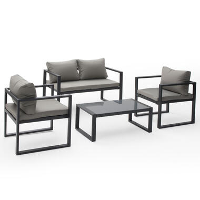 Happy Garden Tuinmeubilair IBIZA   Grijs   Aluminium