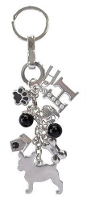 Happy House Sleutelhanger Franse Bulldog #95;_15x4x1 Cm