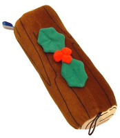 Happy Pet Xmas Yule Log Hondenspeelgoed Kerst #95;_