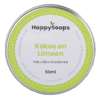 HappySoaps Kokos & Limoen Deodorant