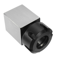 Hard Steel Square Er25 Collect Chuck Block Cnc Lathe Tool Holder