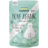 Hardys Love Affair kalf en kalkoen natvoer kat (zakjes) 48 x 100 g