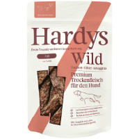 Hardys Pure dry meat strips wild hondensnack 4 x 100 g