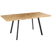 HARLOW   Uitschuifbare eettafel   Bruin   MDF