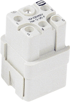 HARTING 09120053101 Businzetstuk Han® Q 5 + PE Crimpen 1 stuk(s)
