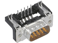 Harting 09 65 462 6811 D Sub Male Connector 90 Â° Aantal Polen: 37 Solderen 1 Stuks