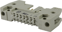 HARTING 09185266914 Male connector Aantal rijen 2 1 stuk(s)