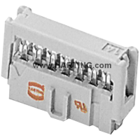 HARTING 0918526780380 Pinconnector Rastermaat: 2.54 Mm Totaal aantal polen: 26 Aantal rijen: 2 1 stuk(s)