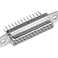 HARTING 09670254755 D sub female connector 180 ° Aantal polen: 25 Solderen 1 stuk(s)
