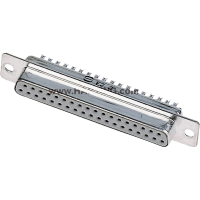 HARTING 09672254704 D sub female connector 180 ° Aantal polen: 25 Soldeerkelk 1 stuk(s)
