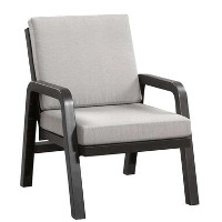 Hartman lounge fauteuil Eden   antraciet   93x71x84 cm   incl. Kussen   Leen Bakker