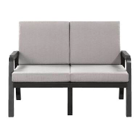 Hartman loungebank Eden 2 zits   antraciet   84x131x93 cm   incl. Kussens