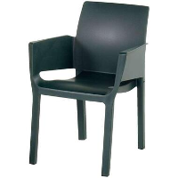 Hartman stapelstoel Evelyn   groen   84x60x55 cm   Leen Bakker