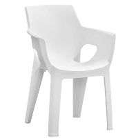 Hartman stapelstoel Ivy   wit   85x60x53 cm   Leen Bakker