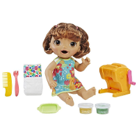 Hasbro babypop Baby Alive Super Snacks brunette 33 cm