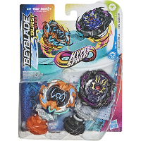 Hasbro Beyblade Burst   Rise Hypersphere Dual Pack   Dusk Balkesh B5 & Right Artemis A5