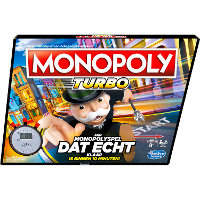 Hasbro Monopoly   Turbo Nederlands, 2   4 spelers, 10 minuten, Vanaf 8 jaar