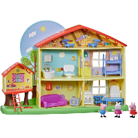 Hasbro Peppa Pig Speelhuis van opstaan tot naar bed gaan speelfiguur