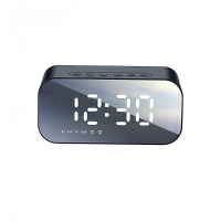 Havit M3 3W Bluetooth 5.0 Luidspreker Draagbare luidspreker 6D bas stereo HD Oproepen 2200mAh batterij LED LCD spiegelsc