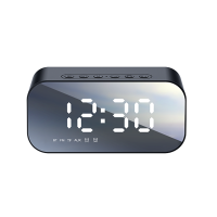 Havit M3 3W bluetooth 5.0 Speaker Draagbare Luidspreker 6D Bas Stereo HD Oproepen 2200mAh Batterij LED LCD Spiegel Scher