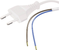 HAWA 1008201 Aansluitkabel Stroom Wit 1.50 M