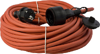 HAWA 10082101 Stroom Verlengkabel 16 A Rood 10.00 M H07RN F 3G 1,5 mm²