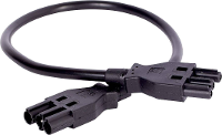 HAWA R6500 1 stuks Verbindingskabel Zwart 2.00 M