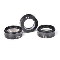 HAYEAR 0,3X 0,5X 2X Stereo Microscoop Hulp Barlow Lens Grote Bijlage Objectieflens