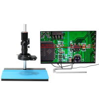 1080P HDMI Industriële Digitale Video Microscoop Camera + 150X C gemonteerde lens + 56 LED Ring Light + Stand Voor PCB S
