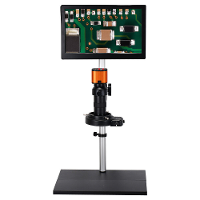 24MP 2K 1080P HDMI USB Digitale Industriële Video Microscoop Camera 150X C gemonteerde lens 11.6 
