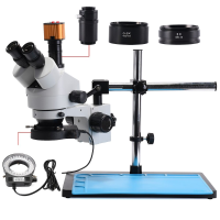 3,5 ~ 90X zoomvergroting Stereomicroscoop 16 MP cameramicroscoop voor industriële PCB reparatie Robuuste volledig metale