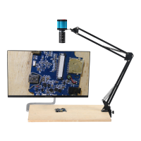 HAYEAR 48MP 1080P 2K HDMI USB Industriële Video Microscoop Camera Grote Gezichtsveld Handleiding IRIS6 60mm Zoomlens voo