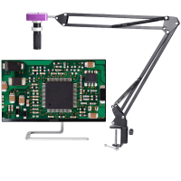 HAYEAR 51MP 1080P 2K HDMI USB Industriële Video Microscoop Camera Grote Gezichtsveld Handleiding IRIS 120X Zoomlens Voor
