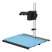 Aluminiumlegering Verstelbare Focuseerbeugelstandaard voor HDM USB Digitale Microscoop Camera met 40mm en 50mm Adapter H