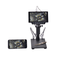 HAYEAR HY 1080 34MP 4K Soldeermicroscopen Camera Industrieel onderhoud Digitaal display Elektronische microscoop Vergroo