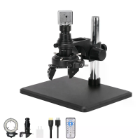 HAYEAR HY 6120s Real 4K UHD 3D Microscoop Camera 7 200x Parfocale Lens Industriële Elektronische Digitale Microscoop voo