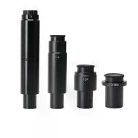 HAYEAR Industrie Mono Lens Zoom C Mount Adapter Lens 0.35X 0.5X 1X 2X Microscoop Lens voor 28mm Eyetube Digitale Camera