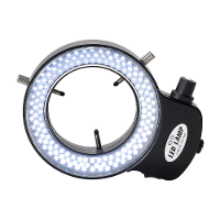 HAYEAR Verstelbare 6500K 144 LED Ringlamp Verlichting voor Industrie Stereo Microscoop Lens Camera Vergrootglas 110V 240