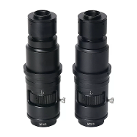 HAYEAR WD105 WD210 Microscoop C mount zoomlens 0,7X 5X vergroting continu variabele zoomlens 105mm / 210mm werkafstand v