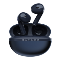 Haylou X1 2023 TWS oortelefoons met bluetooth V5.3, ENC Clear oproepen, 12 mm grote driver, lage latentie, half in ear,